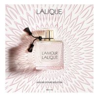 تصویر بطری عطر لالیک لامور با طراحی شیک و رنگ‌های گرم عطر وادکلن عزیز پرفیوم